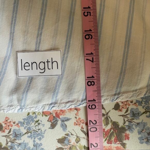 Hollister Womens Cropped Flowy Preppy Top Size S Bell Sleeves Striped Boho - Picture 6 of 8